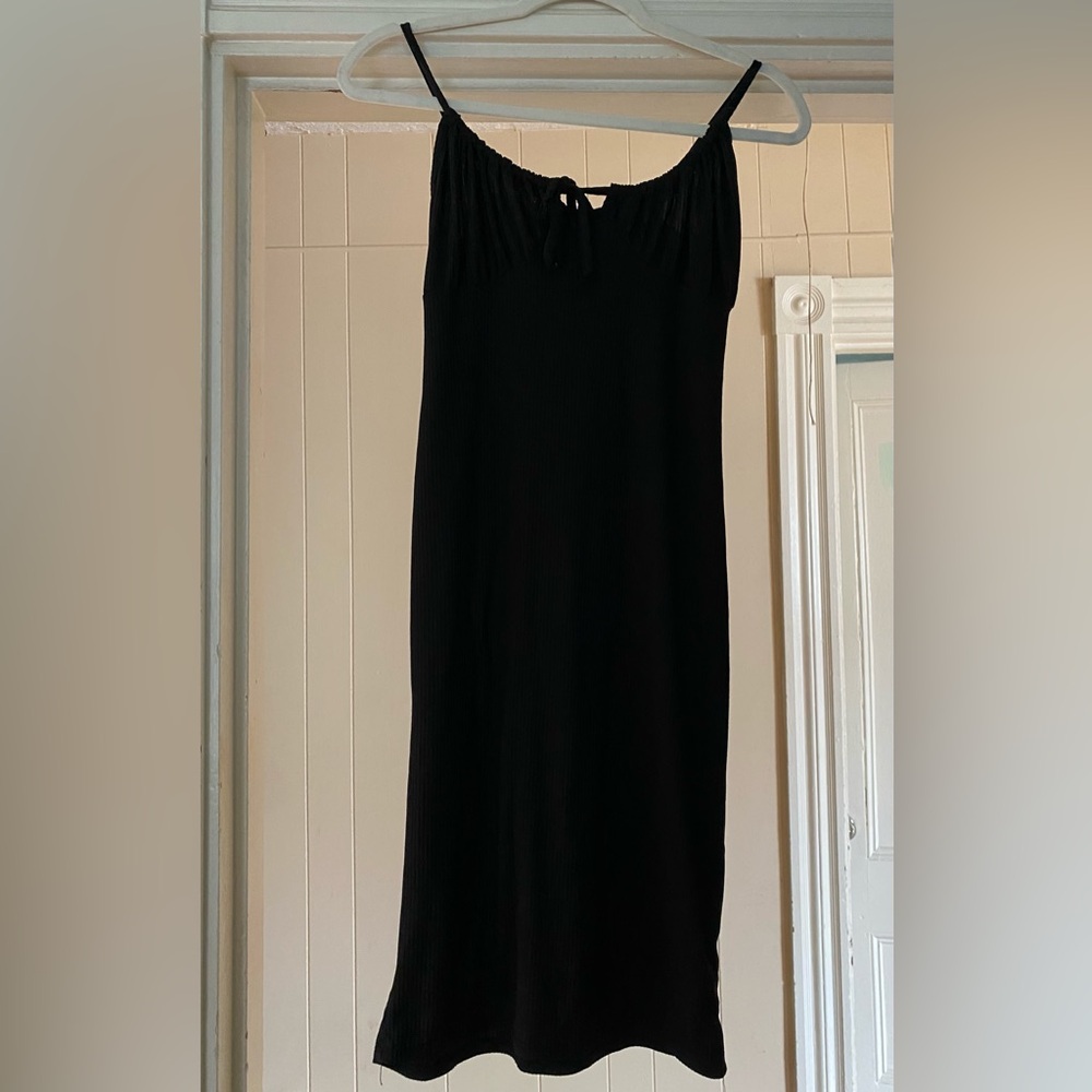 Olivia Rae Black Mini Dress with Spaghetti Straps